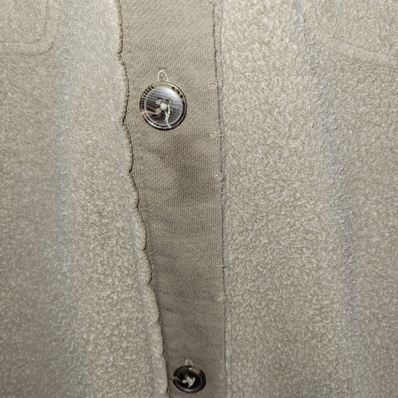 Free People Ruby Oversized Shirt Jacket Fleece Button Down Brown Read - Picture 6 of 14